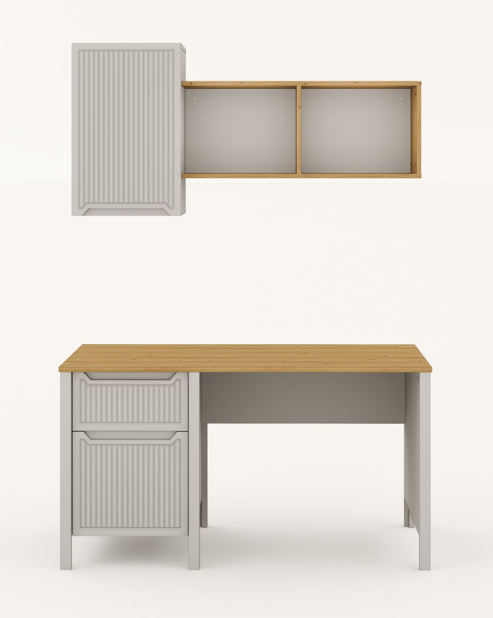 Silver Çalışma Masası Alt