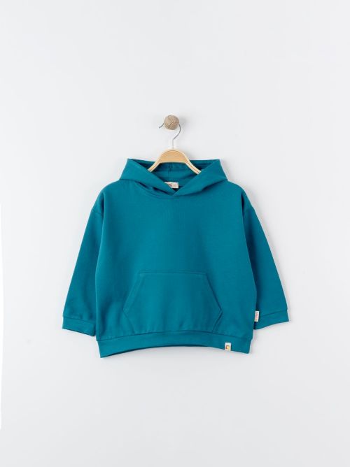 Oversize Theme Kapüşonlu Sweat Mint