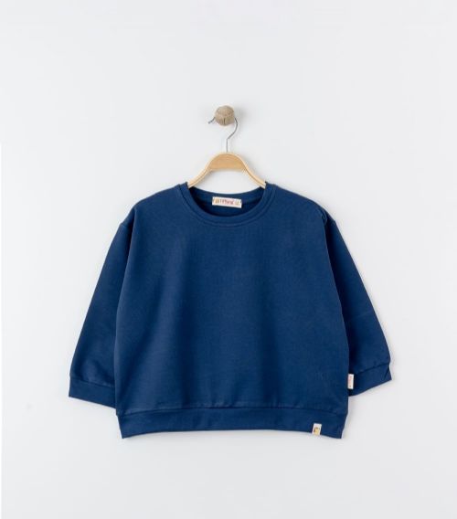 Oversize Theme Sweat Lacivert