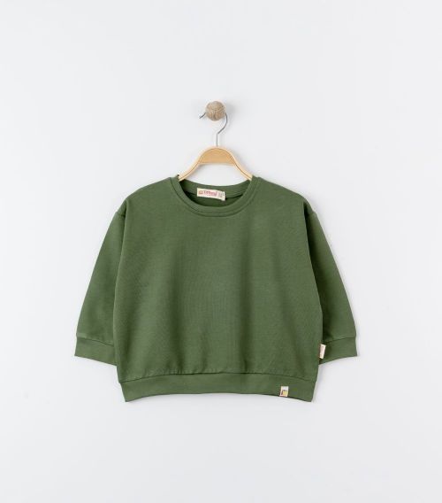 Oversize Theme Sweat Yeşil