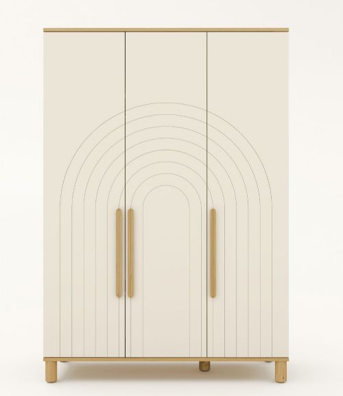 Solid 3 Kapılı Dolap