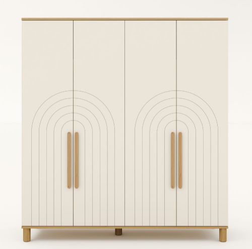 Solid 4 Kapılı Dolap